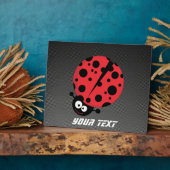 Ladybug; Imitate Kohlenstofffaser Fotoplatte (Seite)