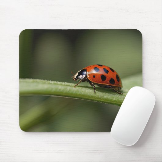 Ladybug Insect Mousepad (Mit Mouse)