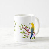 Ladybug-Insekt leckerer, farbiger Vogel mädchenhaf Kaffeetasse (VorderseiteRechts)