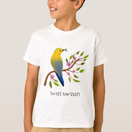 Ladybug-Insekt leckerer, farbiger Vogel mädchenhaf T-Shirt