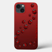 Ladybug iPhone 13 Case Lady Bird Smartphone Case (Rückseite)