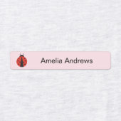 Ladybug Iron Name Labels für Schulcamps Etiketten (Design 2)