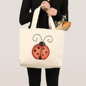 Ladybug Jumbo Stoffbeutel (Vorderseite (Produkt))