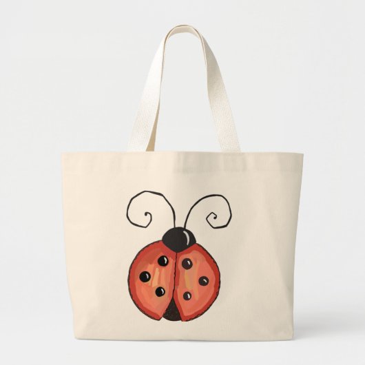 Ladybug Jumbo Stoffbeutel (Vorne)