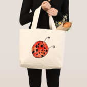 Ladybug Jumbo Stoffbeutel (Vorderseite (Produkt))