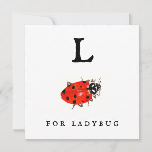 Ladybug Karte
