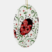 Ladybug Keramik Ornament (Rechts)