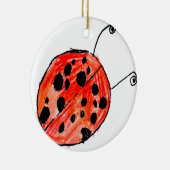 Ladybug Keramik Ornament (Rechts)