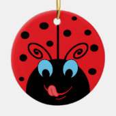 Ladybug Keramik Ornament (Vorne)
