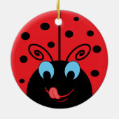 Ladybug Keramik Ornament (Hinten)