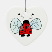 Ladybug Keramik Ornament (Hinten)
