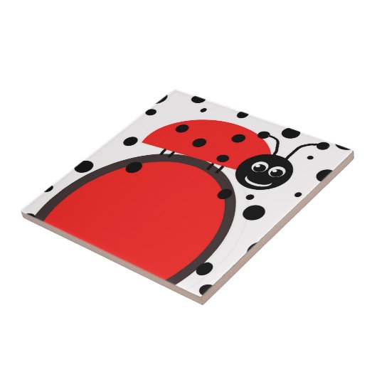 Ladybug Keramik Tile Fliese (Seite)