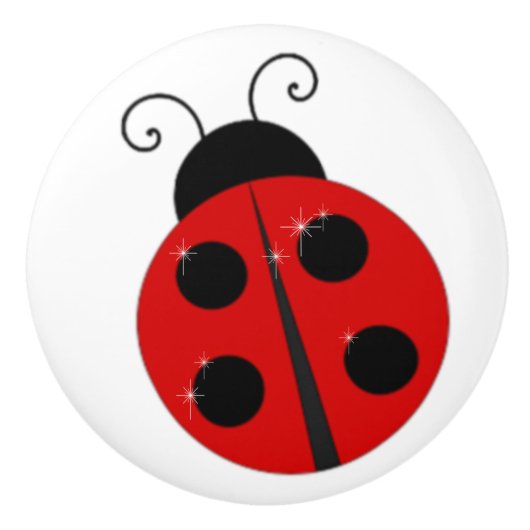 Ladybug Keramikknauf (Vorderseite)