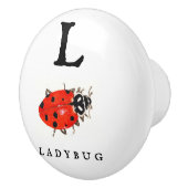 Ladybug Keramikknauf (Rechts)