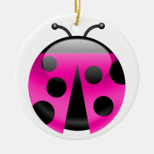 LadyBug Keramikornament