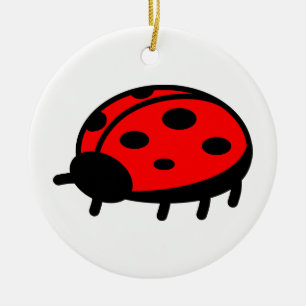 Ladybug Keramikornament