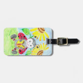 Ladybug Kind personalisierte Gepäckmarke lesen Gepäckanhänger (Vorderseite horizontal)