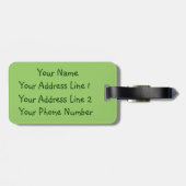 Ladybug Kind personalisierte Gepäckmarke lesen Gepäckanhänger (Rückseite horizontal)