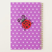 Ladybug-Kinder mit lila Rot Planer (Rückseite)