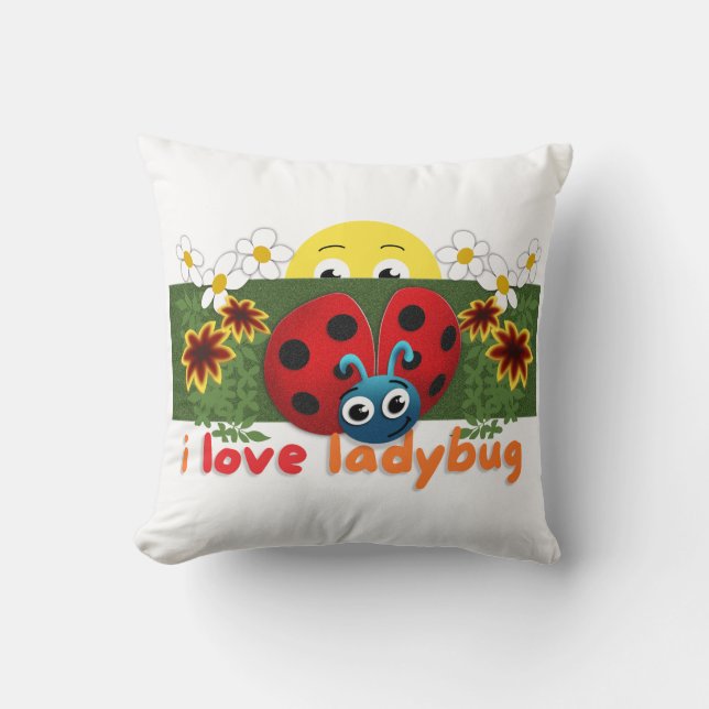 Ladybug Kissen (Vorderseite)