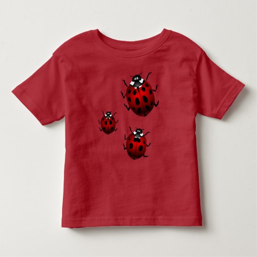 Ladybug Kleinkind Shirt Niedlich Ladybug Top (Vorderseite)
