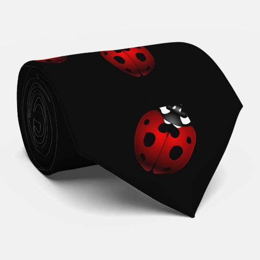 Ladybug Krawatte Ladybird Ladybug Neckties Customi (Gerollt)