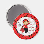 Ladybug Kühlschrankmagnet (Vorderseite/Rückseite)