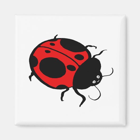 Ladybug lächelnd - magnet (Vorne)