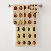 Ladybug Ladybird Beetle Insect Bug Badhandtuch Set (Insitu)