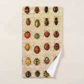 Ladybug Ladybird Beetle Insect Bug Badhandtuch Set (Handtuch)