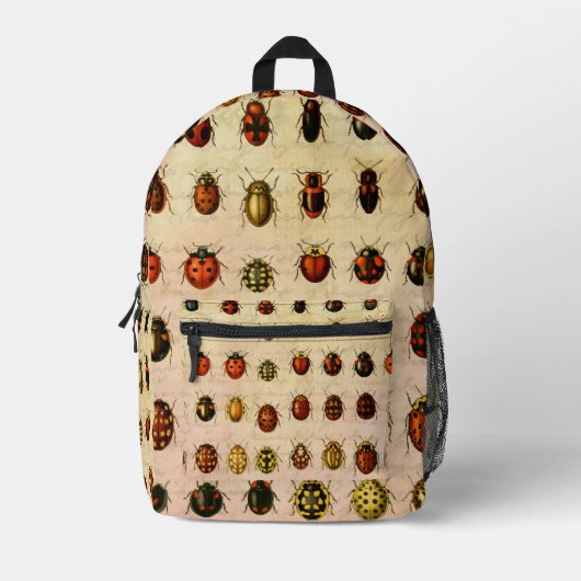 Ladybug Ladybird Beetle Insect Bug Bedruckter Rucksack (Vorderseite)