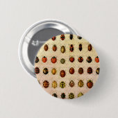 Ladybug Ladybird Beetle Insect Bug Button (Vorne & Hinten)