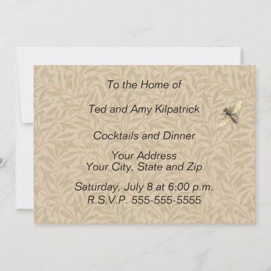 Ladybug Ladybird Beetle Insect Bug Einladung (Rückseite)