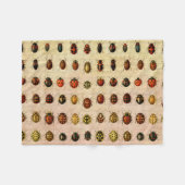 Ladybug Ladybird Beetle Insect Bug Fleecedecke (Vorderseite (Horizontal))