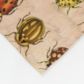 Ladybug Ladybird Beetle Insect Bug Fleecedecke (Ecke)