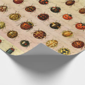 Ladybug Ladybird Beetle Insect Bug Geschenkpapier (Ecke)