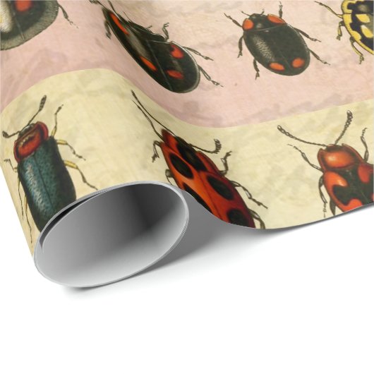 Ladybug Ladybird Beetle Insect Bug Geschenkpapier (Rolleneckpunkt)