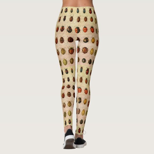 Ladybug Ladybird Beetle Insect Bug Leggings (Rückseite)