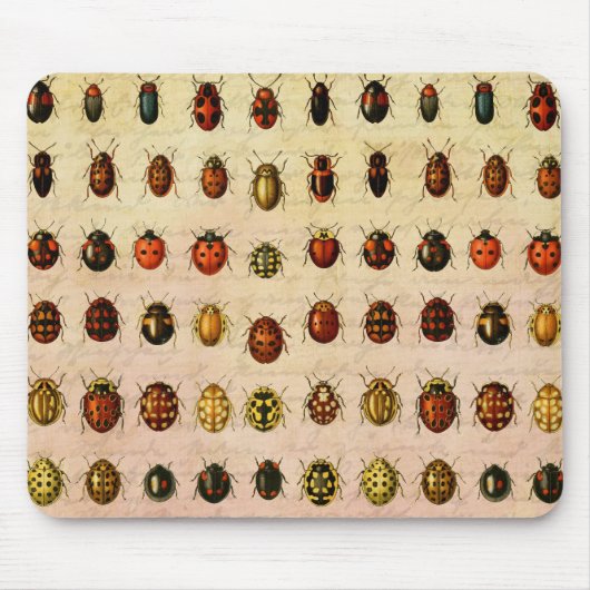 Ladybug Ladybird Beetle Insect Bug Mousepad (Vorne)
