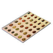 Ladybug Ladybird Beetle Insect Bug Notizblock (Linke Seite)