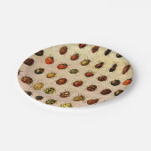 Ladybug Ladybird Beetle Insect Bug Pappteller (Schrägansicht)