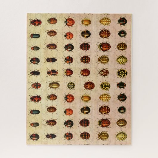 Ladybug Ladybird Beetle Insect Bug Puzzle (Vertikal)