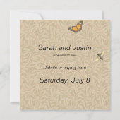 Ladybug Ladybird Beetle Insect Bug Save The Date (Rückseite)