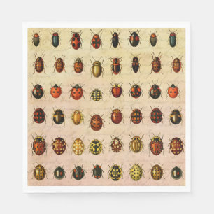 Ladybug Ladybird Beetle Insect Bug Serviette
