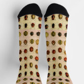 Ladybug Ladybird Beetle Insect Bug Socken (Oben)