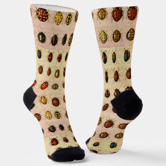 Ladybug Ladybird Beetle Insect Bug Socken (Gewinkelt)