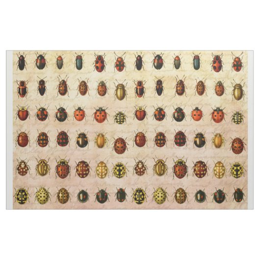Ladybug Ladybird Beetle Insect Bug Stoff (Yard (91,4 cm))