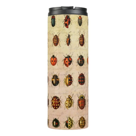 Ladybug Ladybird Beetle Insect Bug Thermosbecher (Rückseite)