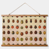 Ladybug Ladybird Beetle Insect Bug Wandteppich Mit Holzrahmen (Vorne)