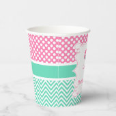 Ladybug Ladybird Birthday Party Pappbecher (Rechts)